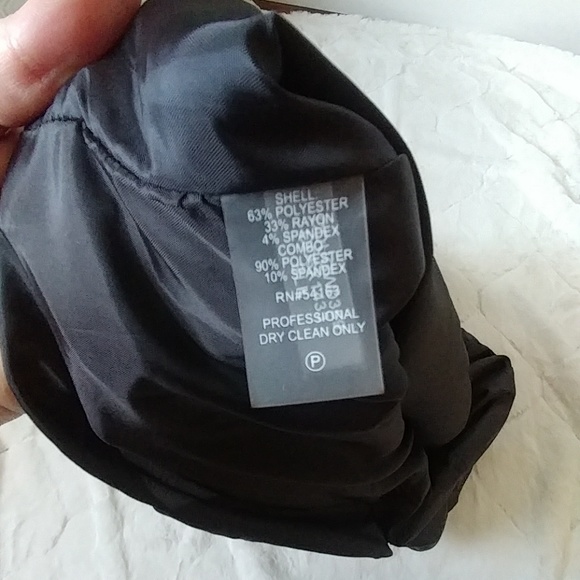 Calvin Klein Black Dress Size 14 - Picture 6 of 6